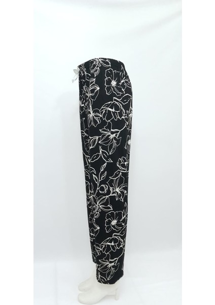 Kadın Desenli Viskon Eşofman/ Pijama Altı