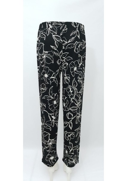 Kadın Desenli Viskon Eşofman/ Pijama Altı