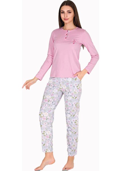 3245 Kadın Kışlık Modal Pijama Takım