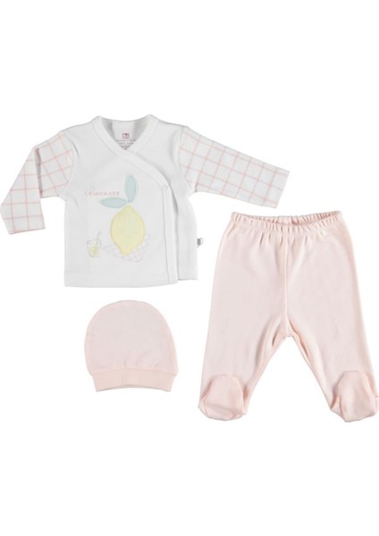 Bıbaby Lemonade 3'lü Zıbın 56CM (Somon)