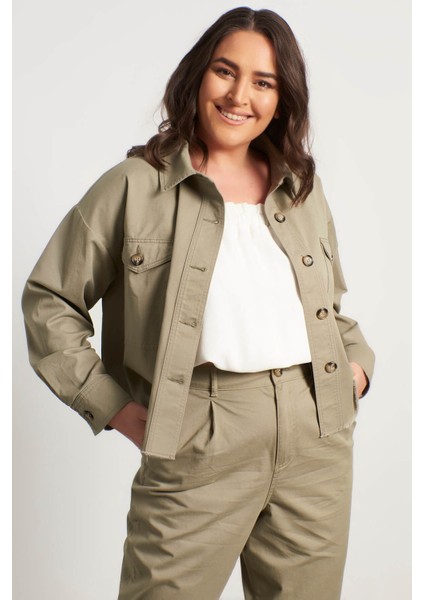 Oversize Ince Ceket