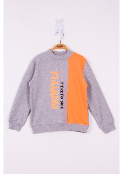 Erkek Çocuk Garnili Sweatshirt