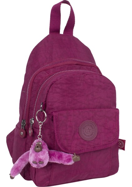 Urban 2034 Klınkır Kumaş Unisex Sırt Çantası Lila