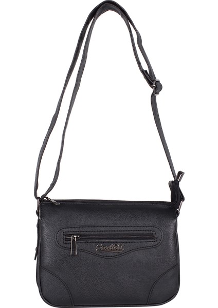 Excellent 0265 Bayan Çapraz Omuz Çantası Siyah modelleri