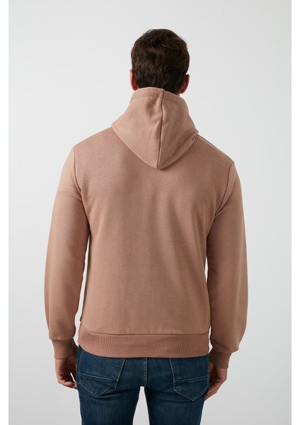 Pamuklu Kanguru Cepli Kapüşonlu Sweat Erkek Sweat 541HOODIE