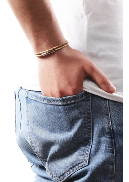 Unisex Deri Bileklik