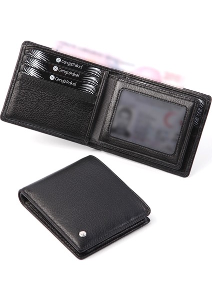 Gerçek Deri Siyah Cüzdan