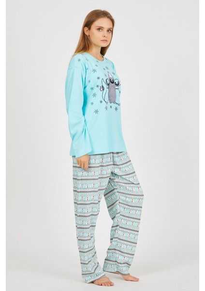 Baskılı Pijama Takım