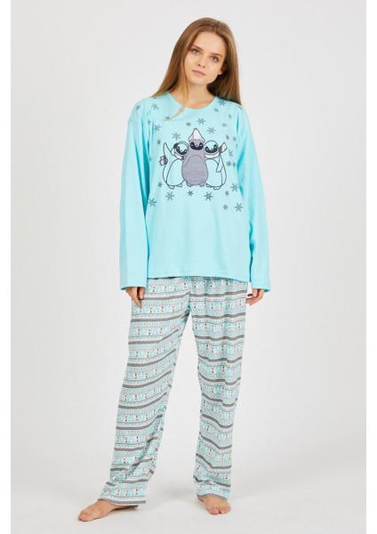 Baskılı Pijama Takım