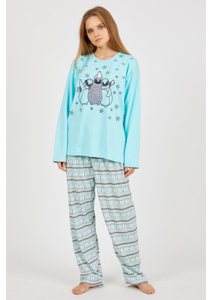Baskılı Pijama Takım