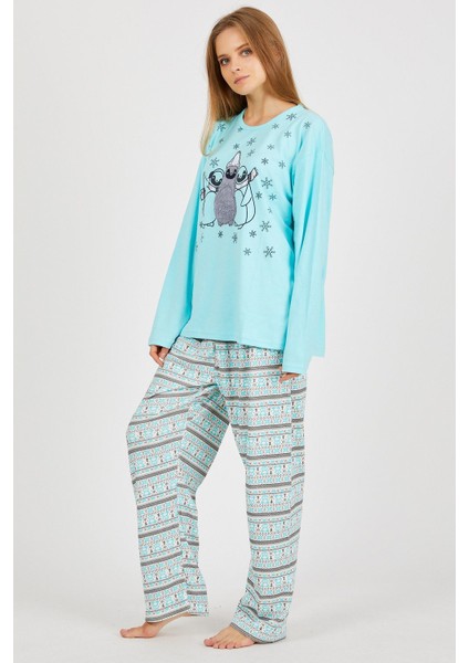 Baskılı Pijama Takım
