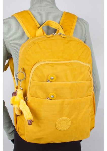 Kenyon 8806 Unisex Klinkır Kumaş Sırt Çantası Sarı