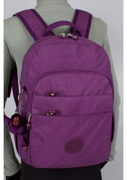 Kenyon 8806 Unisex Klinkır Kumaş Sırt Çantası Mor