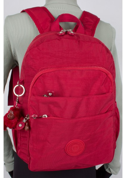 Kenyon 8806 Unisex Klinkır Kumaş Sırt Çantası Kırmızı