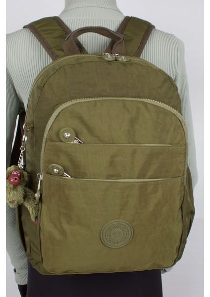 Kenyon 8806 Unisex Klinkır Kumaş Sırt Çantası Haki