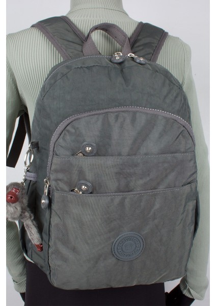 Kenyon 8806 Unisex Klinkır Kumaş Sırt Çantası Gri