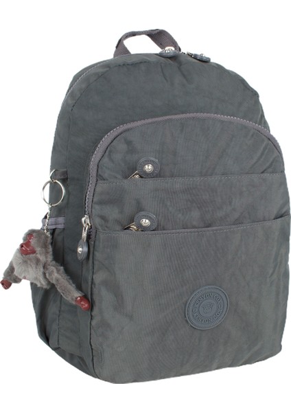 Kenyon 8806 Unisex Klinkır Kumaş Sırt Çantası Gri