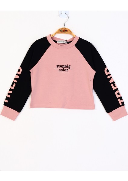 Kız Çocuk Stunnig Collar Baskılı Tişört