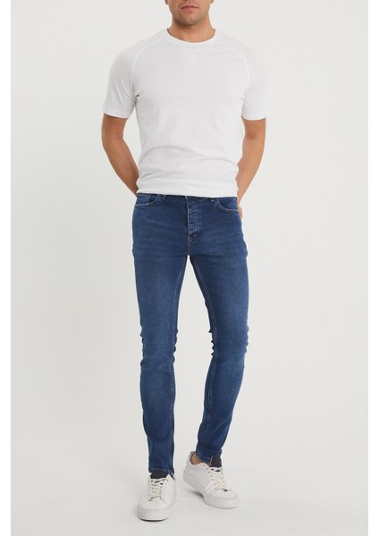 Lacivert Slim Fit Jean Pantolon 1KXE5-44351-14 fırsatları