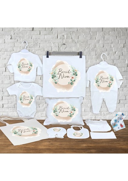 Bebeğinizin Ismine Özel 13 Parça Hastane Çıkışı