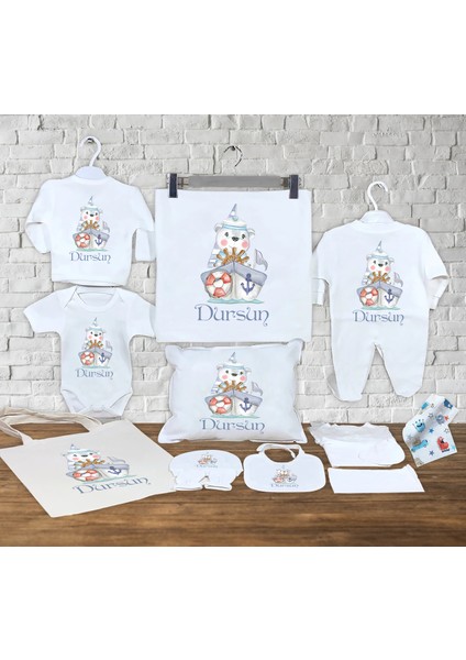 Bebeğinizin Ismine Özel 13 Parça Hastane Çıkışı