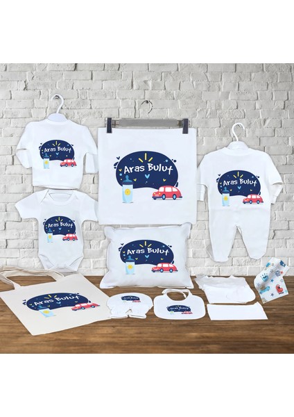 Bebeğinizin Ismine Özel 13 Parça Hastane Çıkışı