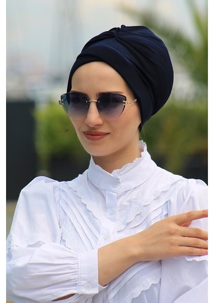 Çapraz Bone Lacivert