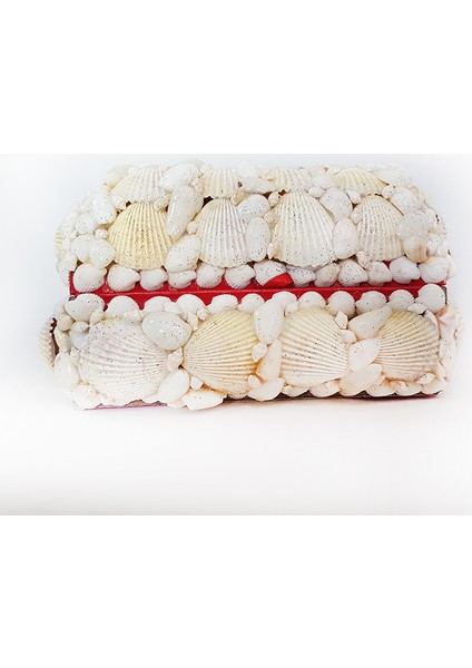 Deniz Kabuklu Dikdörtgen Takı Kutusu