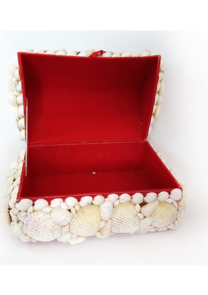 Deniz Kabuklu Dikdörtgen Takı Kutusu fiyatları