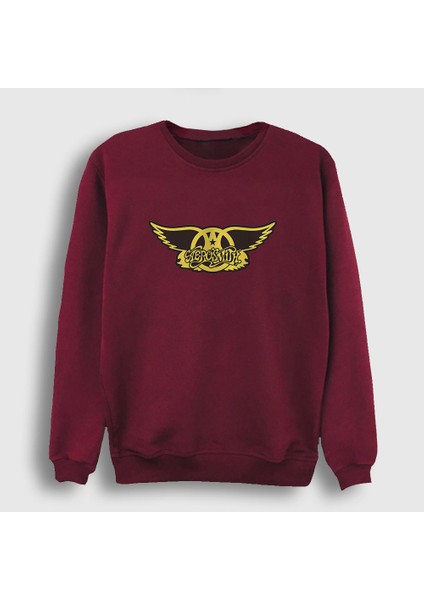 Unisex Bordo Yellow Aerosmith Sweatshirt