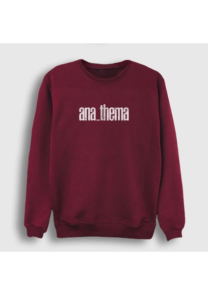 Unisex Bordo New Anathema Sweatshirt