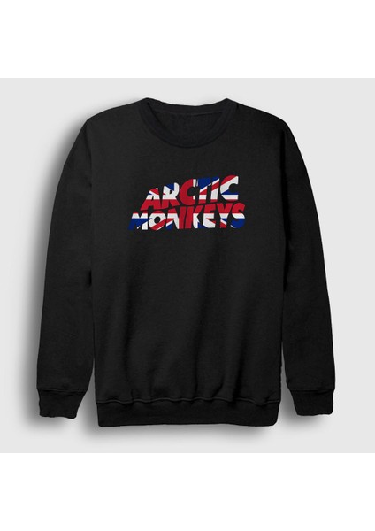 Unisex Siyah British Arctic Monkeys Sweatshirt