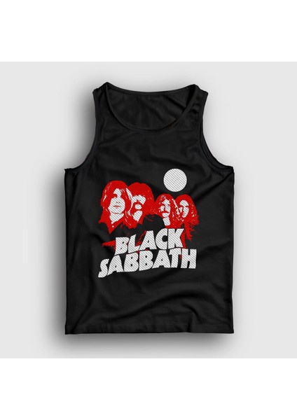 Unisex Siyah Band Black Sabbath Atlet