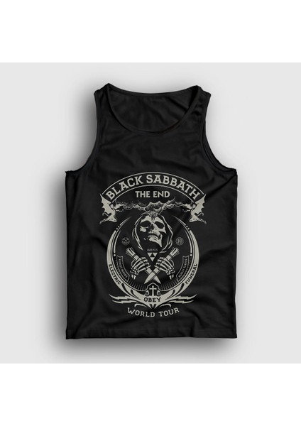 Unisex Siyah Tour Black Sabbath Atlet