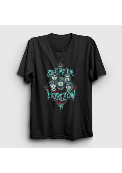 Unisex Siyah Band Bring Me The Horizon T-Shirt