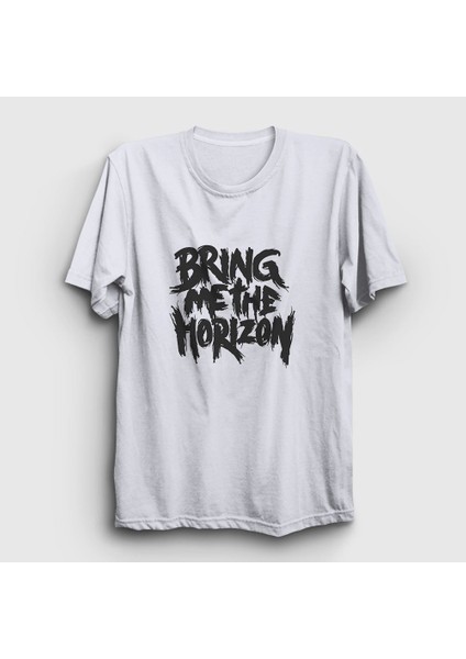 Unisex Beyaz Bring Me The Horizon T-Shirt