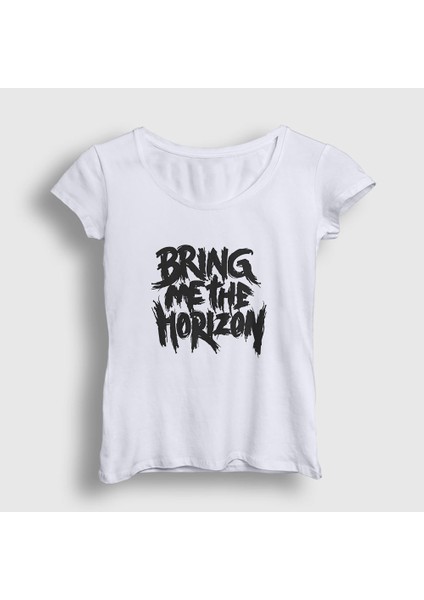 Kadın Beyaz Bring Me The Horizon T-Shirt