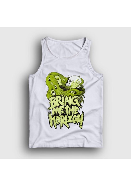 Unisex Beyaz Green Bring Me The Horizon Atlet