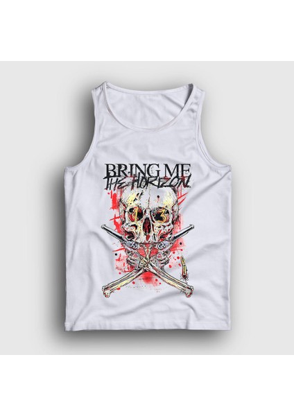 Unisex Beyaz Gun Bring Me The Horizon Atlet