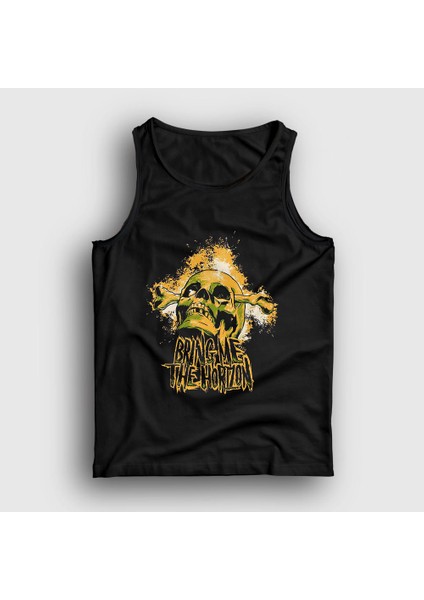 Unisex Siyah Skull Bring Me The Horizon Atlet