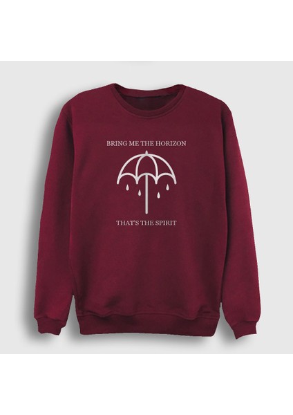 Unisex Bordo Spirit Bring Me The Horizon Sweatshirt