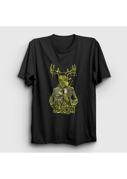 Unisex Siyah Suit Bring Me The Horizon T-Shirt