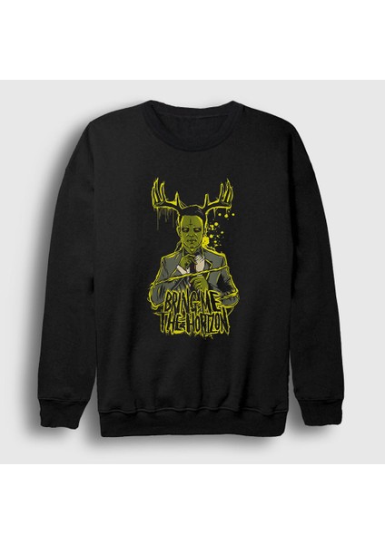 Unisex Siyah Suit Bring Me The Horizon Sweatshirt