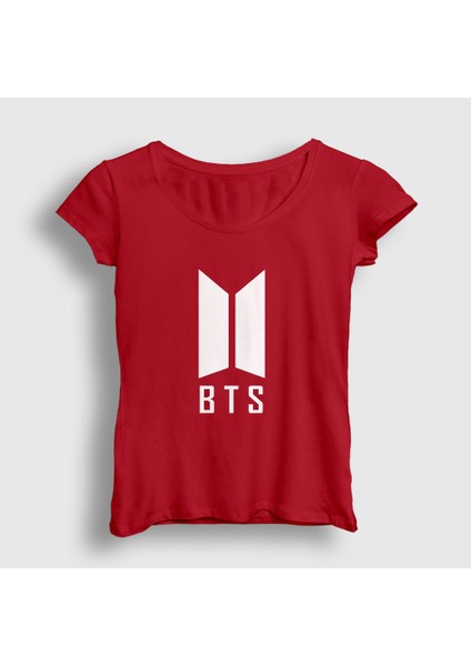 Kadın Kırmızı Doors Bts T-Shirt