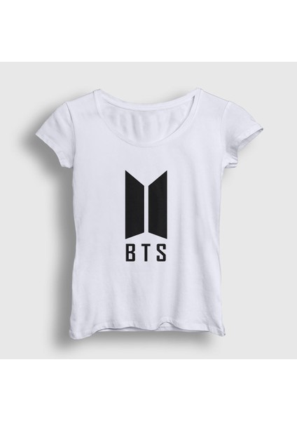 Kadın Beyaz Doors Bts T-Shirt