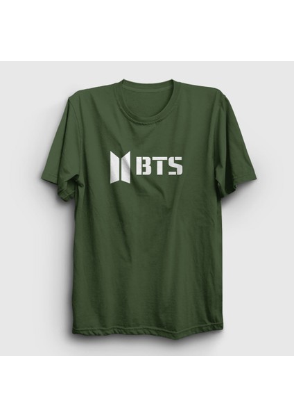 Unisex Haki Logo Bts T-Shirt