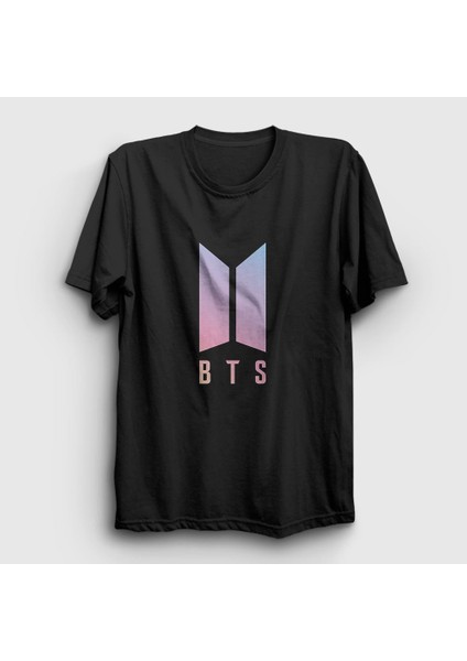 Unisex Siyah Purple Bts T-Shirt