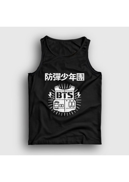 Unisex Siyah Vest Bts Atlet