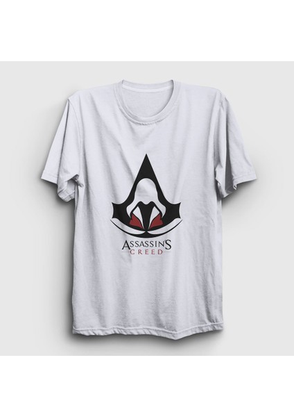 Unisex Beyaz Robe Assassin's Creed T-Shirt