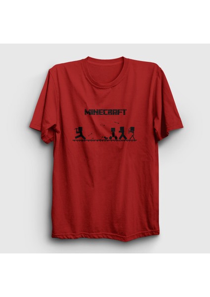 Unisex Kırmızı Arrows Minecraft T-Shirt